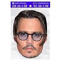 Johnny Depp Mask Captain Jack Sparrow kändis masker Pirates Of The Carribean med elastiskt pannband