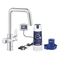 Grohe Blue Pure Eurosmart Küchenarmatur Starter Set mit U-Auslauf und S-Size Filter, chrom