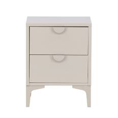 Venture Design Piring sengebord - beige - 45x52x40