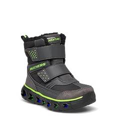 Skechers Boys Hypno-flash 2.0-Street Breeze - Vinterstövlar - CCBK CHARCOAL BLACK / black