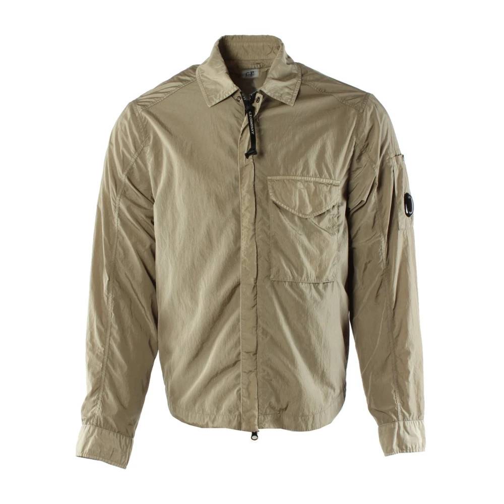 C.P. Company Chrome-R Overshirt - Jakker - Herre - Beige - S -