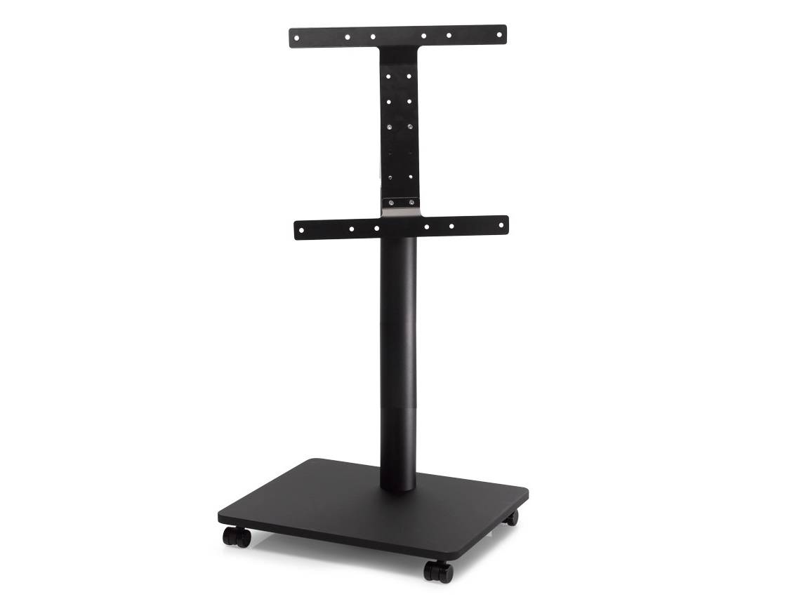 Bülow BS15 Stand TV møbel u. kant - Sort m. sort rør