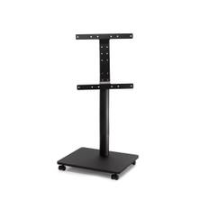 Bülow BS15 Stand TV møbel u. kant - Sort m. sort rør