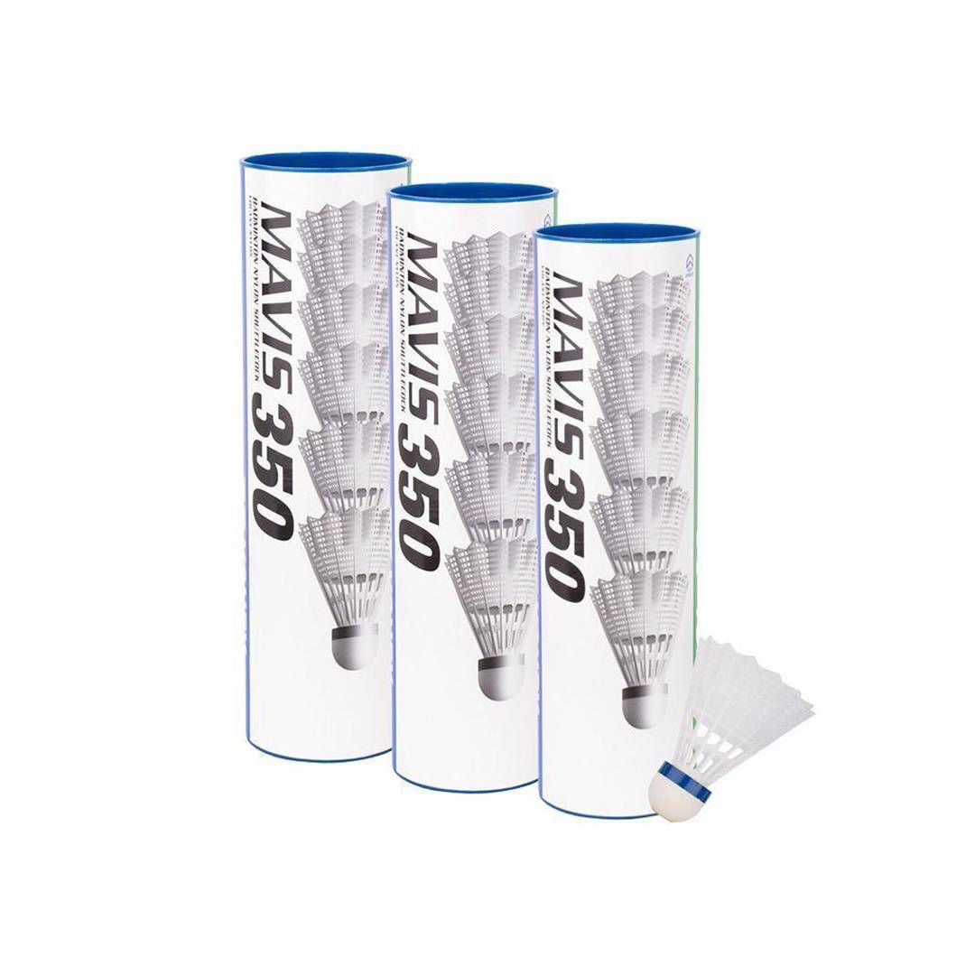 Yonex Mavis 350 Medium White 3 rör - Vit