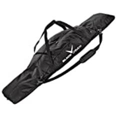 BLACK CREVICE Snowboardväska Powder I Snowboardväska med annan ytterficka I robust snowboardväska med vadderad axelrem och bärhandtag I snowboadryggsäck I 160 x 20 x 20 cm