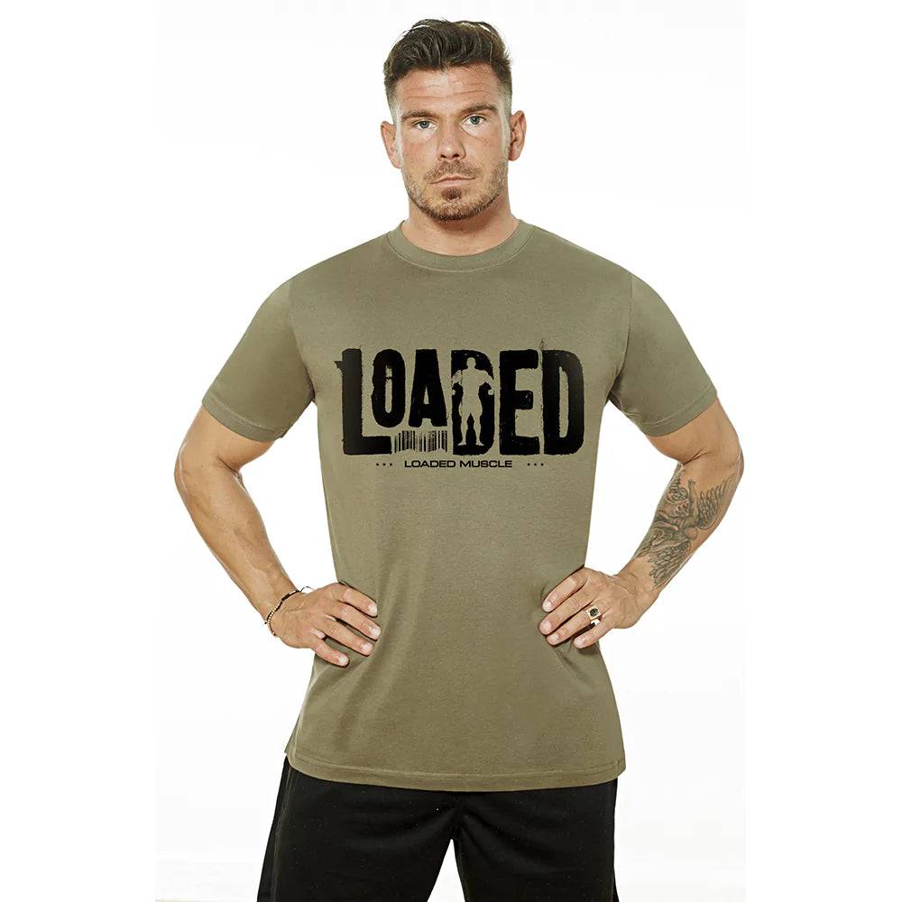 Loaded Wear Loaded Barcode Tee - Washed Green