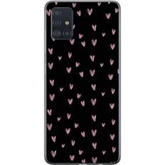 Samsung Galaxy A51 Gennemsigtigt Telefoncover Små Kärleksymboler