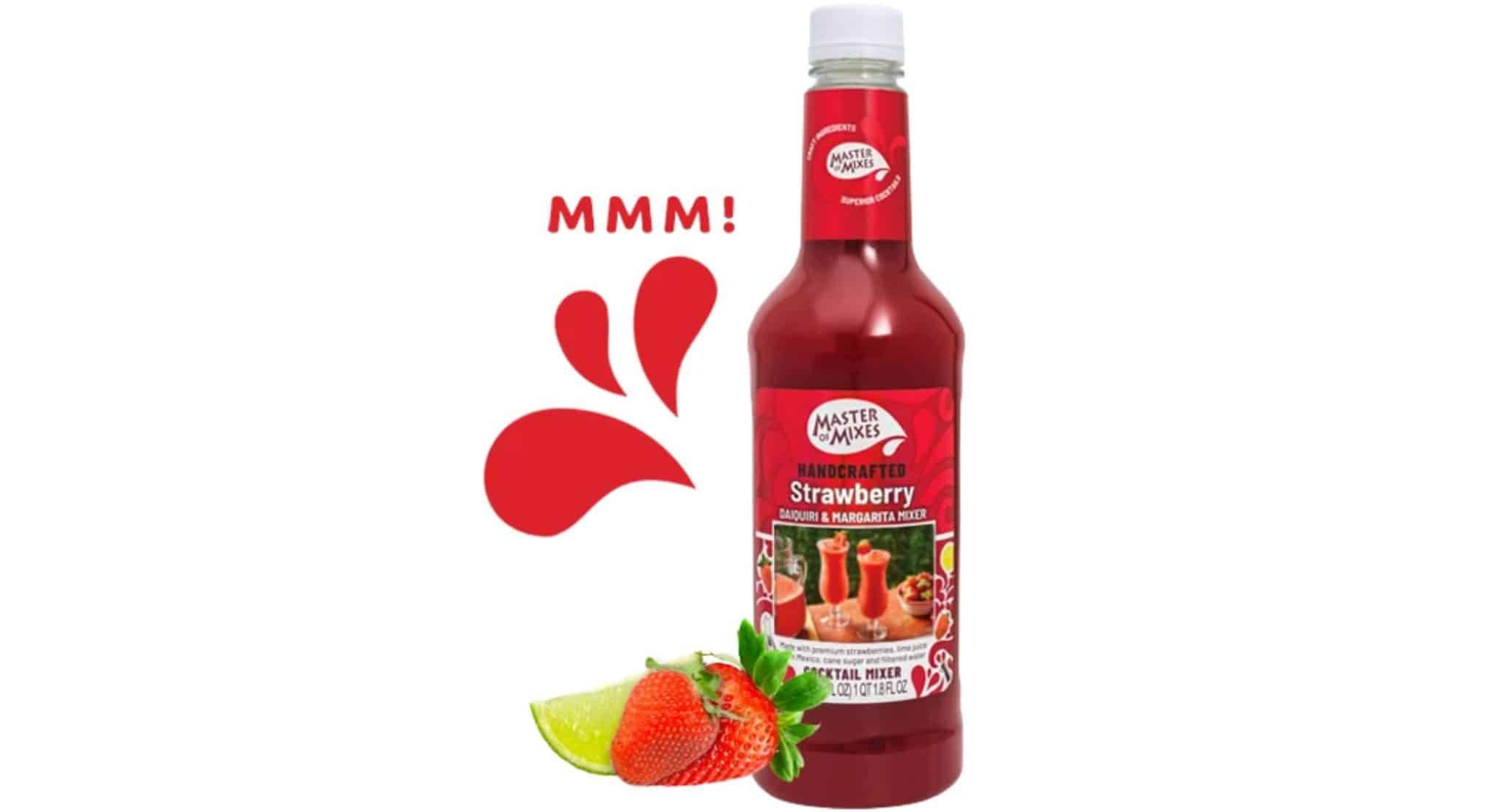 Master Of Mixes Strawberry Daiquiri & Margarita Mixer 1 Liter