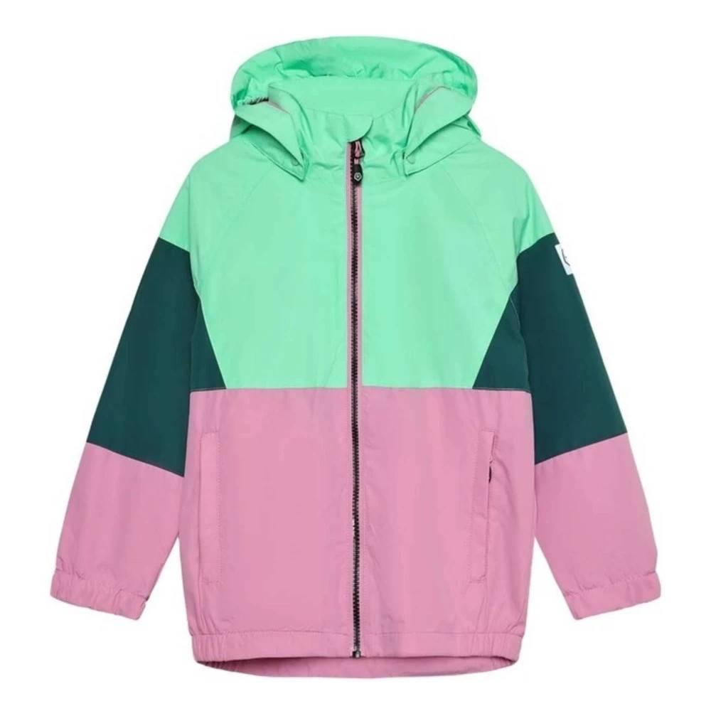 Color Kids Colorblock Jacket - Kids - Dame - Flerfarvet - 116 CM -