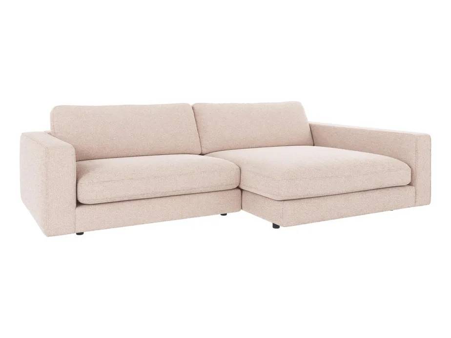 Rowico Home Duncan 3-sitssoffa med schäslong H Ljusbeige (Max 1) 258 x 150 x 78 cm