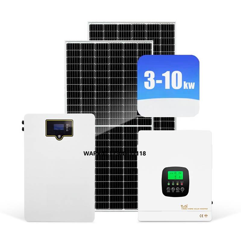 Off-Grid Solar Energy System 5-20kW Home Kit MPPT Controller Monocrystalline Silicon Solar Panels Lithium Ion Battery