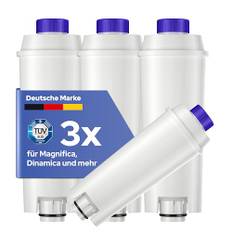 3x Ersatz für DeLonghi Wasserfilter - passt zu DeLonghi Magnifica Evo & S, Dinamica (Plus), Primadonna, Eletta Explorer - ersetzt De Longhi Wasserfilter für Kaffeemaschinen und Espressomaschinen
