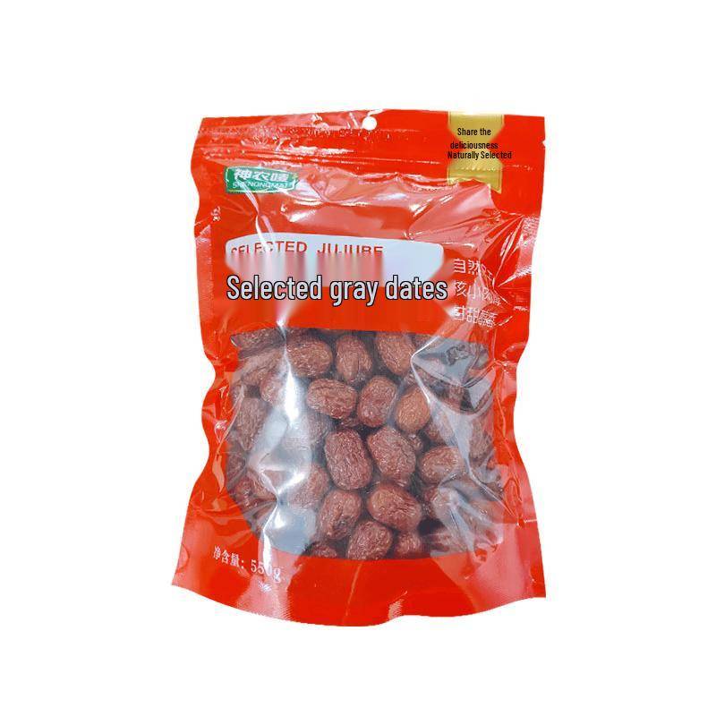 SHENONGMAI Utvalda Meitan Grå Jujuber, 550g