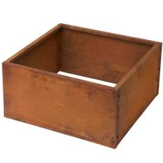 Lauvring Torino plantekasse - 60x60x30 - rust cortenstål