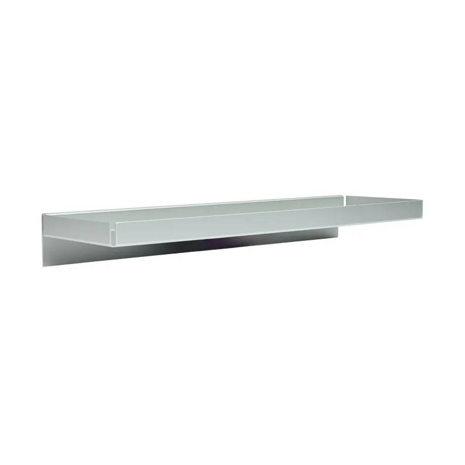 OYOY Bakku vägghylla small 16x50 cm Aluminium - Silverfärgad