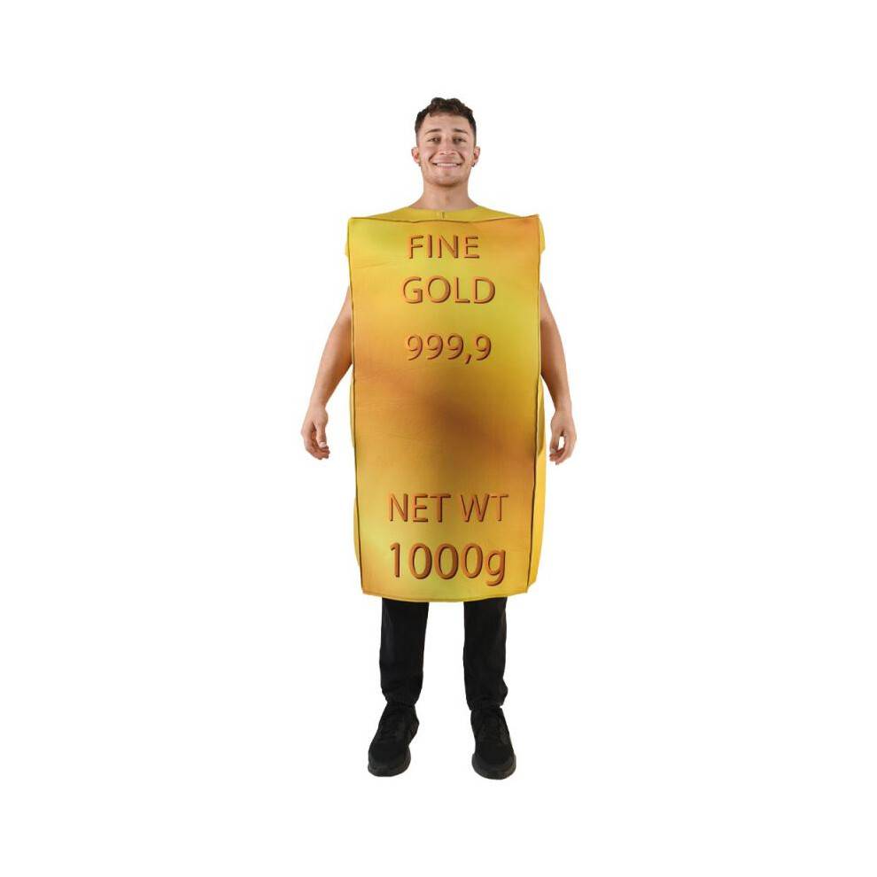 Halloween Party Performance Costume Funny Gold COS Suit 999 Pure Gold Character Cosplay Outfit