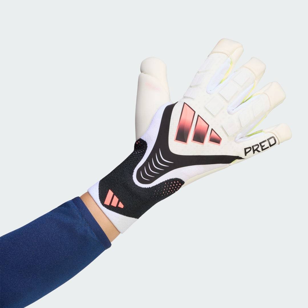 Predator Pro Hybrid Cut Goalkeeper Glove - Solar Turbo / Black / White - 9 1/2