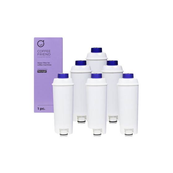 Set of 6 Water Filters Coffee Friend for De’Longhi Coffee Machines (DLSC002)