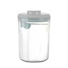Genomskinlig mjölkförvaring öppning föräldrar transparent läckagefri hålla sig organiserad med förvaring spädbarn pulver transparent, cirkulär transparent, 700 ml (1 000 cm)