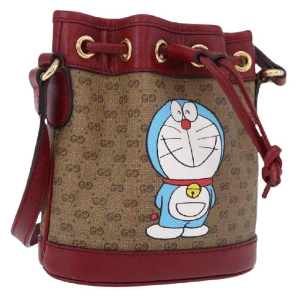 Gucci Vintage Pre-owned Vintage Skuldertaske - Vintage - Dame - Brun - ONE SIZE - Uld