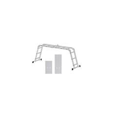 Multifunktionell 3,5 m aluminiumstege, 12 steg