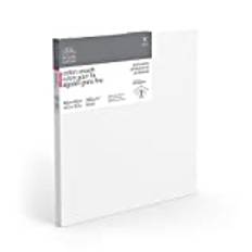 Winsor & Newton 6205027 professionell stretchram, finkornig duk med 280 g/m², 100% bomull, trippelprimad för akvarellfärg, oljemålningar, akrylfärger – 40 x 40 cm