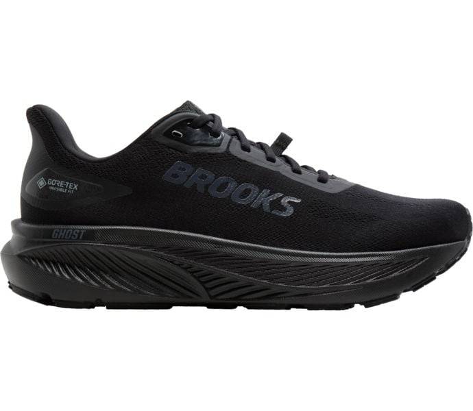 Brooks Ghost 18 Gore-Tex M löparskor, Black/Black/Ebony, Herr, 7