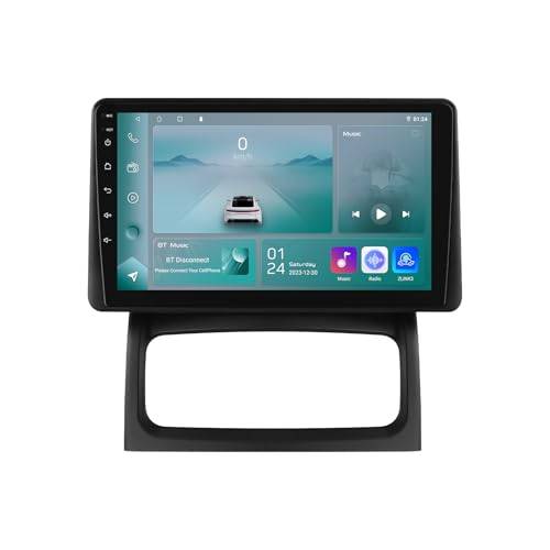 Ossuret Bilradio för Renault Clio 2 (2000–2012) 9-tums Android 13 pekskärm 2 + 32 GB GPS-navigering med Carplay Android Auto WiFi och Bluetooth-styrning (typ B)