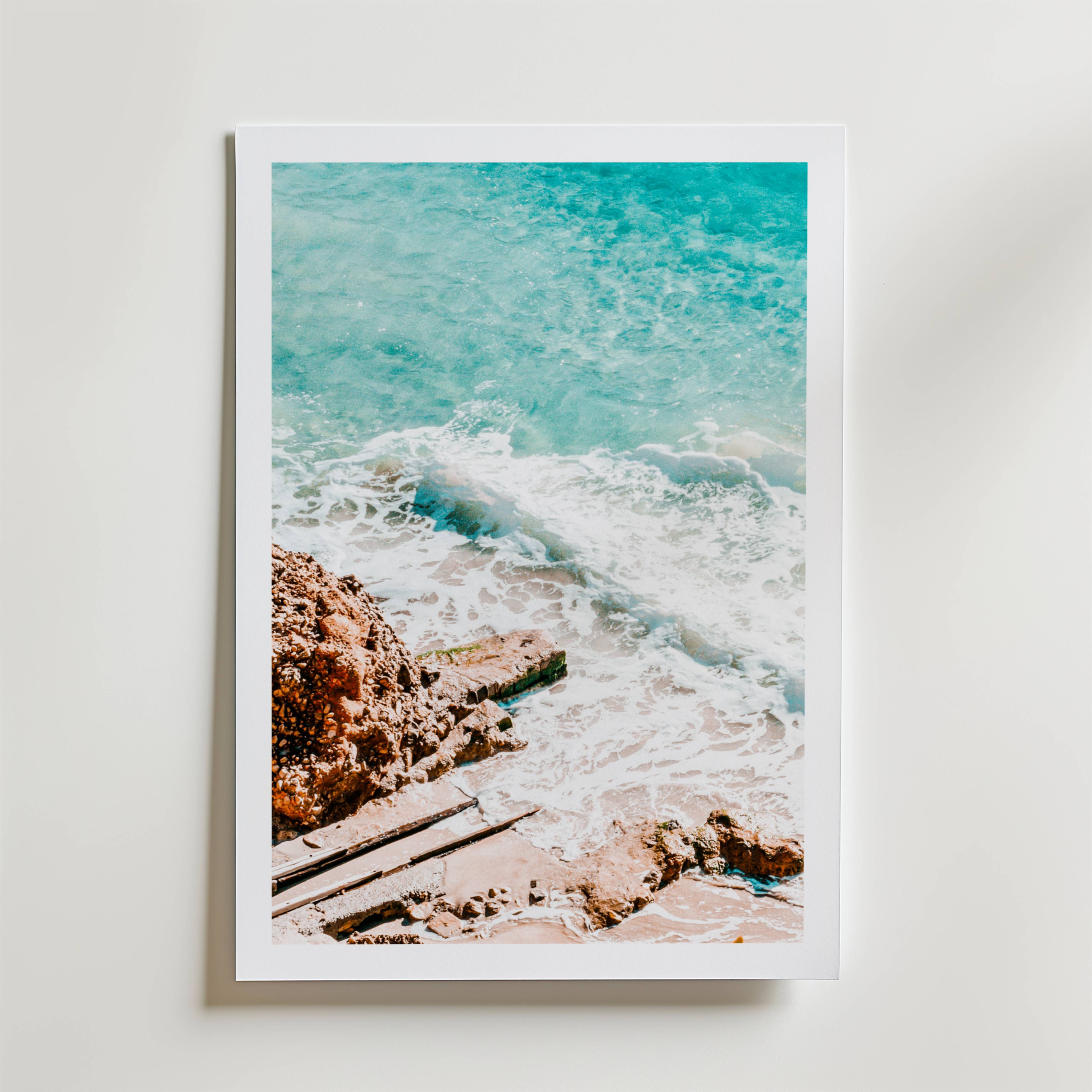 Coastal Steps Poster - Fine Art Poster 30x40 cm