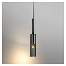 Ceiling lamp Smoke Grey Glass Pendel Light MI-NI Slender Hanging Lamp,- Simple All Copper Pendel Light Fixture,Light pendant lamp