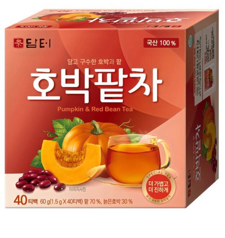 damtuh Pumpa Röda Bönor Te 40st orange
