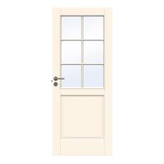 Innerdörr Swedoor Craft SP6 Klarglas 625X2040 Vit
