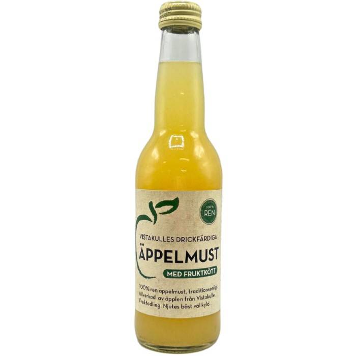 Vistakulle Fruktodling Äppelmust med Fruktkött 33cl