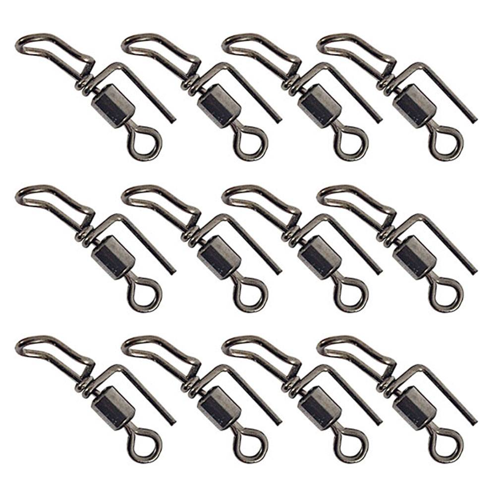 20PCS Stainless Steel Fishing Swivels Cascade Swivels For Sea Fishing Rigs Sea Fishing Clip Down Fishing Accessories
