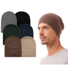 KKS STUDIOS Herren Beanie aus 100% Kaschmir Winter-Mütze 8016M Schwarz, Navy, Beige, Grau, Grün, Braun