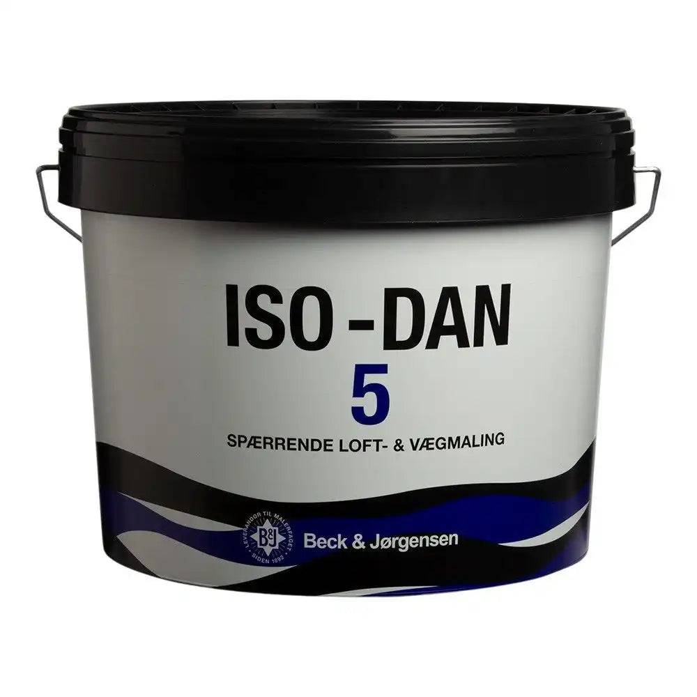 B&J ISO 5 Spærrende Væg- og Loftmaling 10 Liter - Brækket hvid 205
