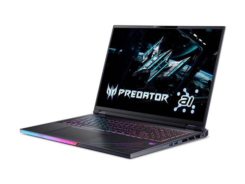 Acer Predator Helios 18 AI PH18-73 18" 2560 x 1600 275HX 32GB 2.048TB NVIDIA GeForce RTX 5080 Windows 11 Home --> I externt lager, forväntat leveransdatum hos dig 11-03-2026