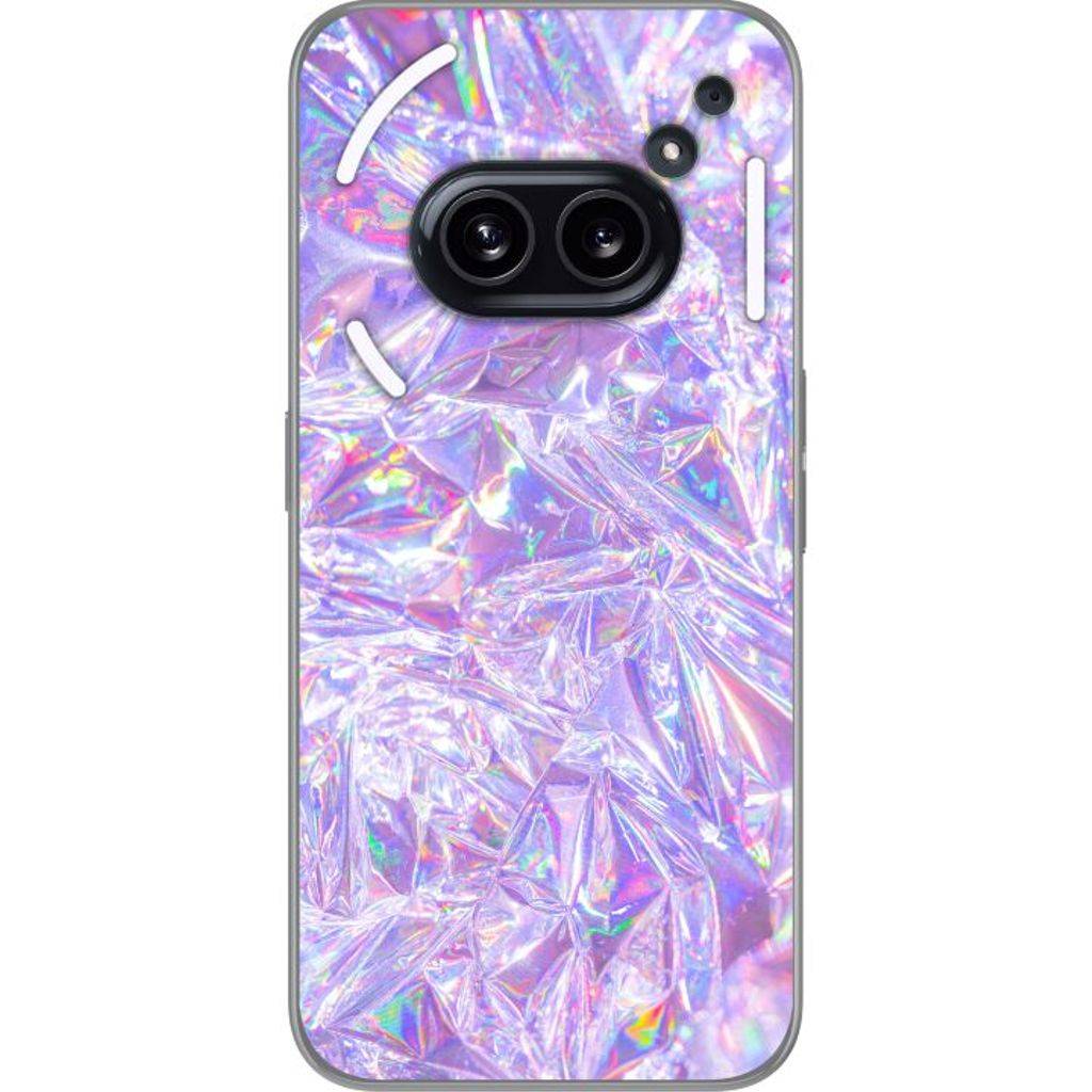 Nothing Phone (2a) Transparent Mobilskal Glitter