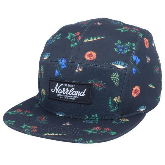 SQRTN - Svart 5panel Keps - Kids Best Black 5-Panel @ Hatstore