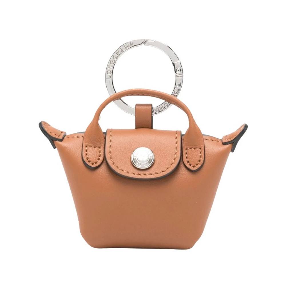Longchamp Le Pliage Xtra Nøglering - Accessories - Dame - Brun - ONE SIZE - Læder