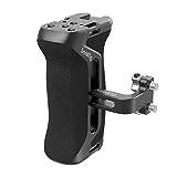 SMALLRIG Aluminum Side Handle för Camera Cages, Universal Ergonomic Side Handgrip med Bulit-in 1/4"-20 Locating Hole, Strap Hole, Cold Shoe, 36mm Up/Down Adjustable - 4015
