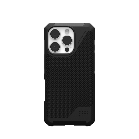 UAG Metropolis LT Magsafe - beskyttende etui til iPhone 16 Pro kompatibel med MagSafe (kevlar sort)