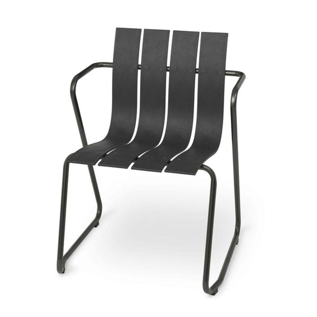 Mater - Ocean Chair av Nanna Ditzel - Trädgårdsstol - Black - W60 x D56 x H81 x SH46 cm