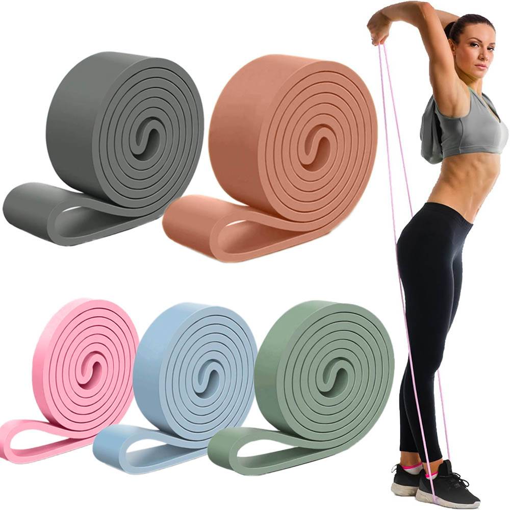 Silicone Pull Up Bands Resistance Bands, 5 Resistance Levels Assistance Bands for Fitness Home Gym Working Out, Muscle Training