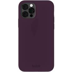 HoldIt Silicone Case Iphone 12/12 Pro Deep Plum 76x13x140 mm - Mobil Covers hos Magasin