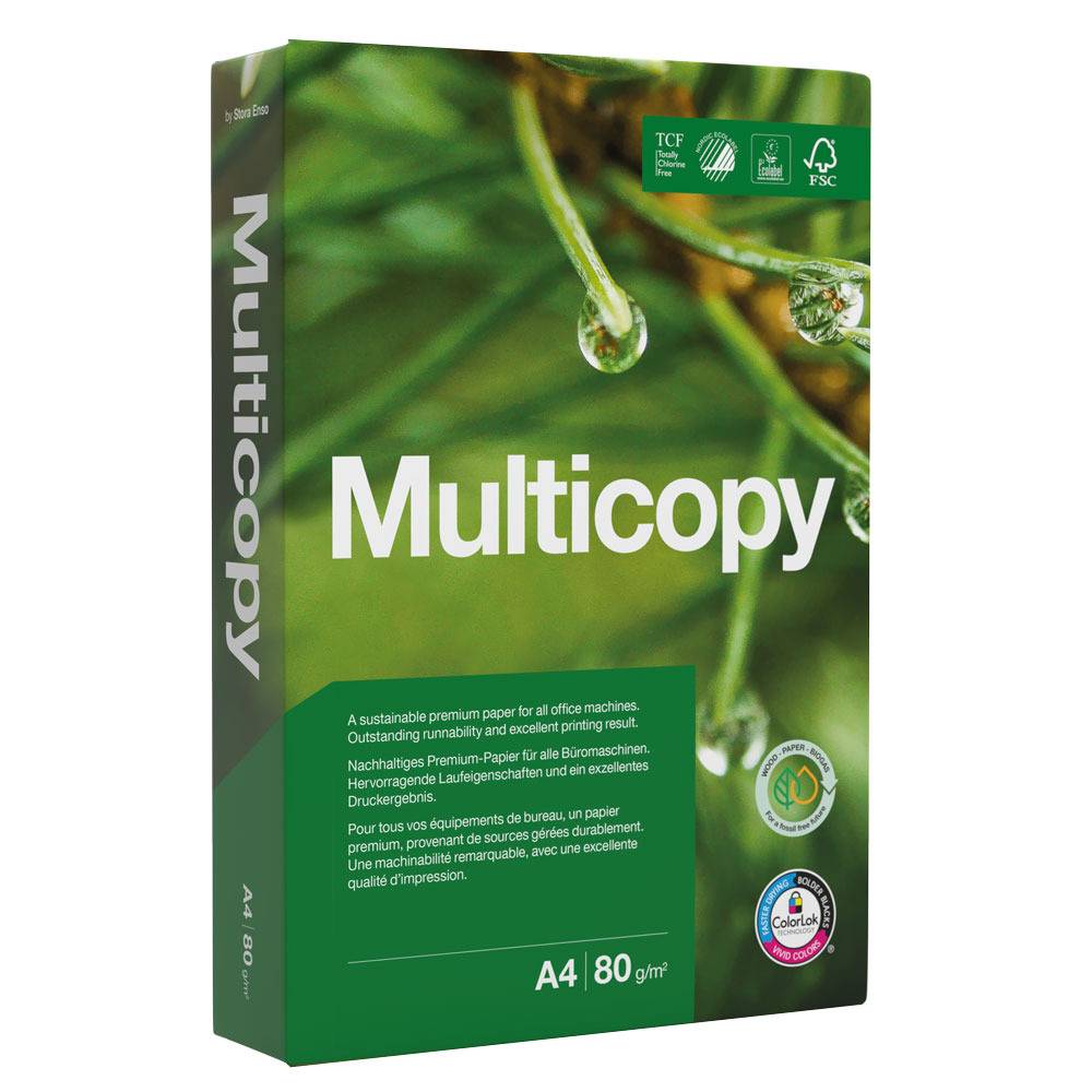 Kopieringspapper Multicopy A4 80g, ColorLok, 500 ark (A4)