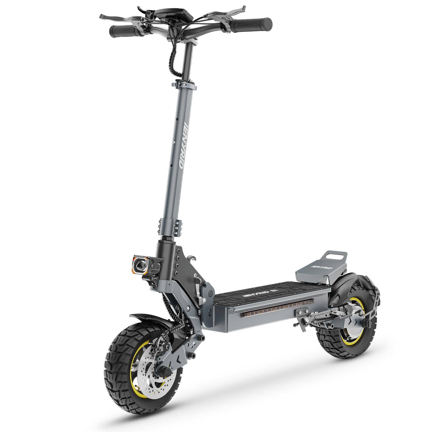 iENYRID IE-S1 Vuxen Elsparkcykel 800W Motor 48V 15Ah Batteri 10 Tum Tjocka Terrängdäck Hopfällbar E-Scooter för Terräng utomhusåkning grå
