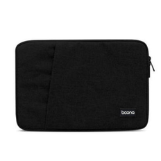 Baona Datorfodral 13.3" Med Ficka - Svart