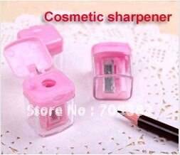 1pc/ -lots kosmetisk vässare med lock, vässare för kosmetisk pensel/eyeliner/sminkpenna (ss -01)