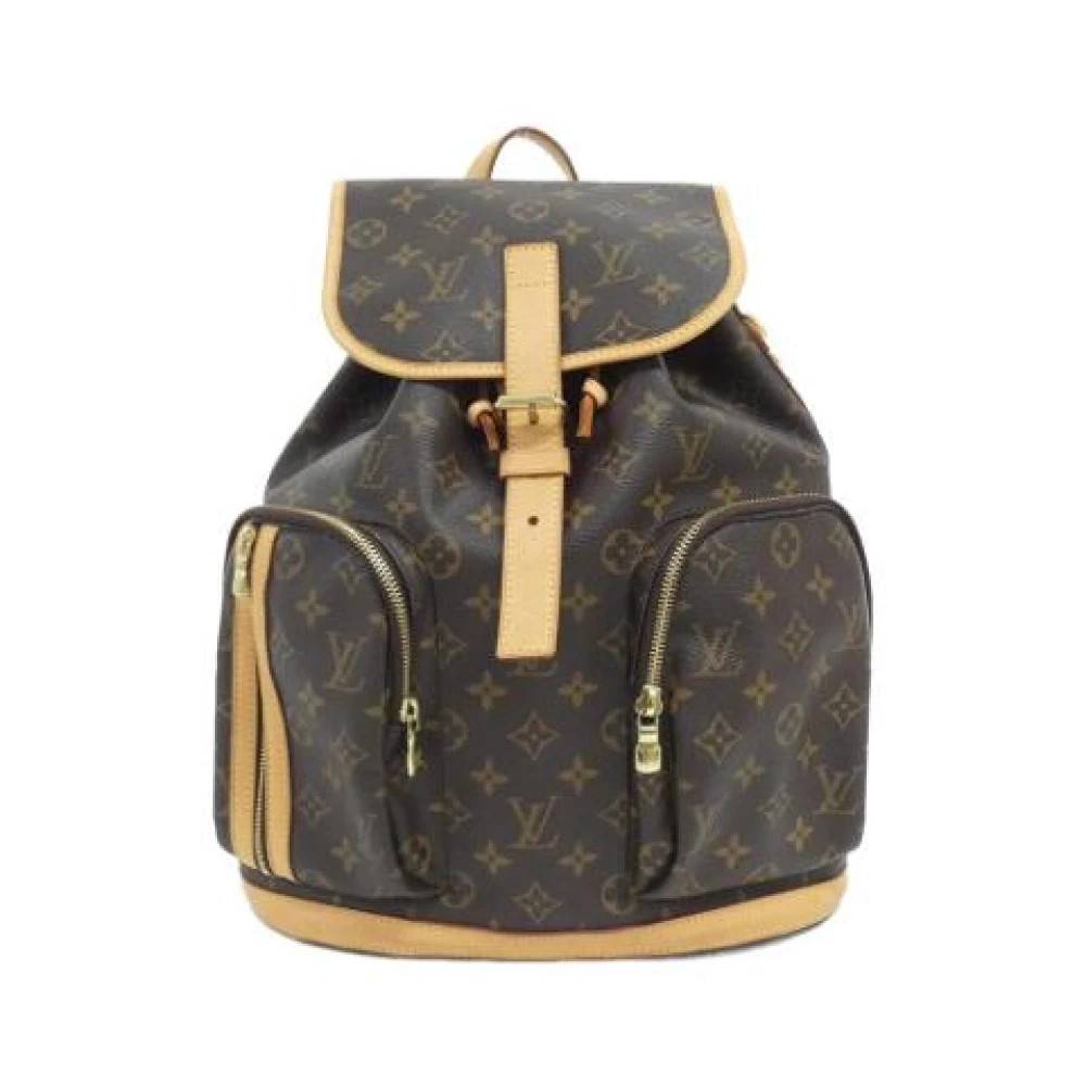 Louis Vuitton Vintage Pre-owned Vintage Monogram Canvas Rygsæk - Vintage - Dame - Brun - ONE SIZE - Uld